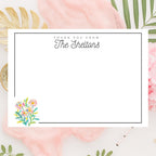 Personalized Floral Notecards by The Saltwater Press