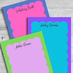 Personalized Colorful Bubble Notepad by The Saltwater Press