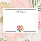 Personalized Floral Notecards by The Saltwater Press