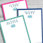 Personalized Crab Notepad by The Saltwater Press