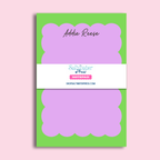 Personalized Colorful Bubble Notepad by The Saltwater Press