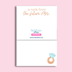 Personalized Bride Notepad by The Saltwater Press