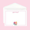 Personalized Floral Notecards by The Saltwater Press