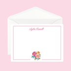Personalized Floral Notecards by The Saltwater Press