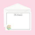 Personalized Floral Notecards by The Saltwater Press