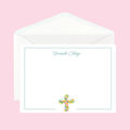 Personalized Cross Notecards by The Saltwater Press