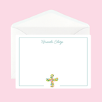 Personalized Cross Notecards by The Saltwater Press
