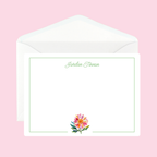 Personalized Floral Notecards by The Saltwater Press
