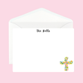 Personalized Cross Notecards by The Saltwater Press