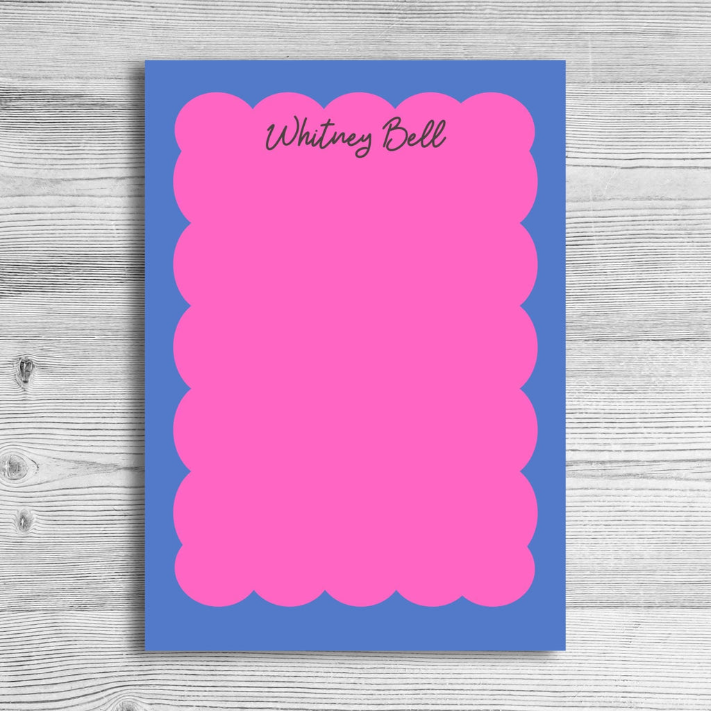 Personalized Colorful Bubble Notepad by The Saltwater Press