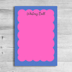 Personalized Colorful Bubble Notepad by The Saltwater Press