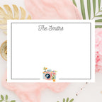Personalized Camera Notecards by The Saltwater Press