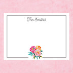 Personalized Floral Notecards by The Saltwater Press